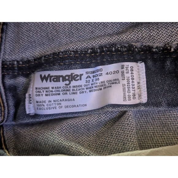 Wrangler George Strait Collection Jeans 32x36 Straight Leg Cowboy Cut - Picture 4 of 7